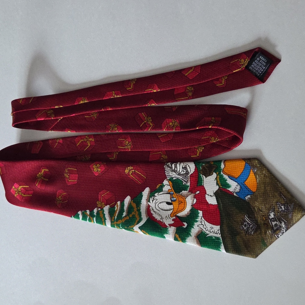 Mickey unlimited men's neck tie Scrooge Mc Duck